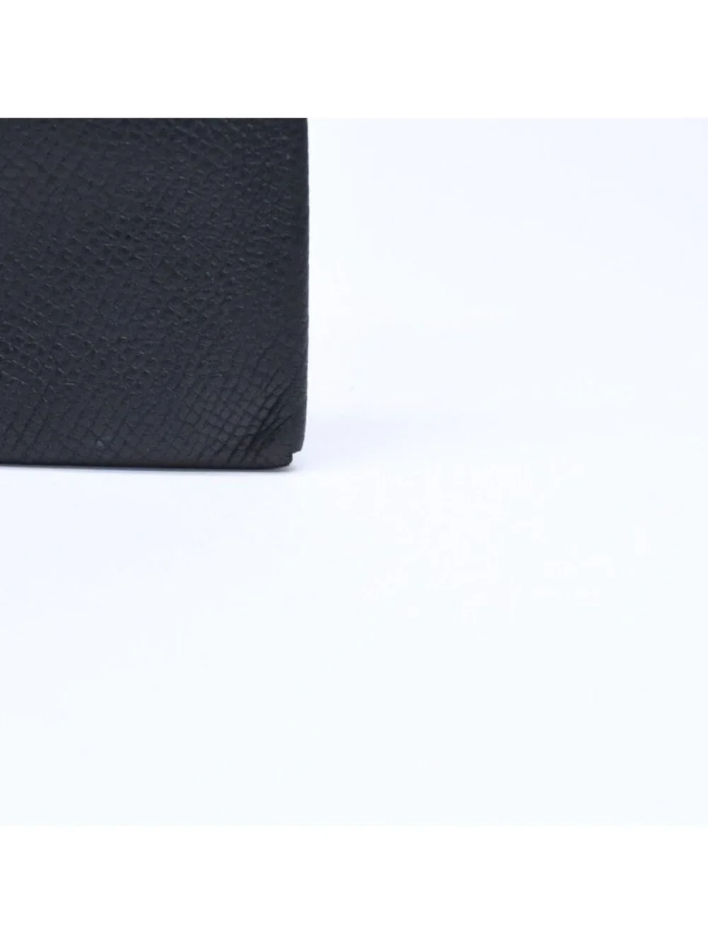 Hermes Wallet Coin Purse Bastia Veau Epsom Silver Black